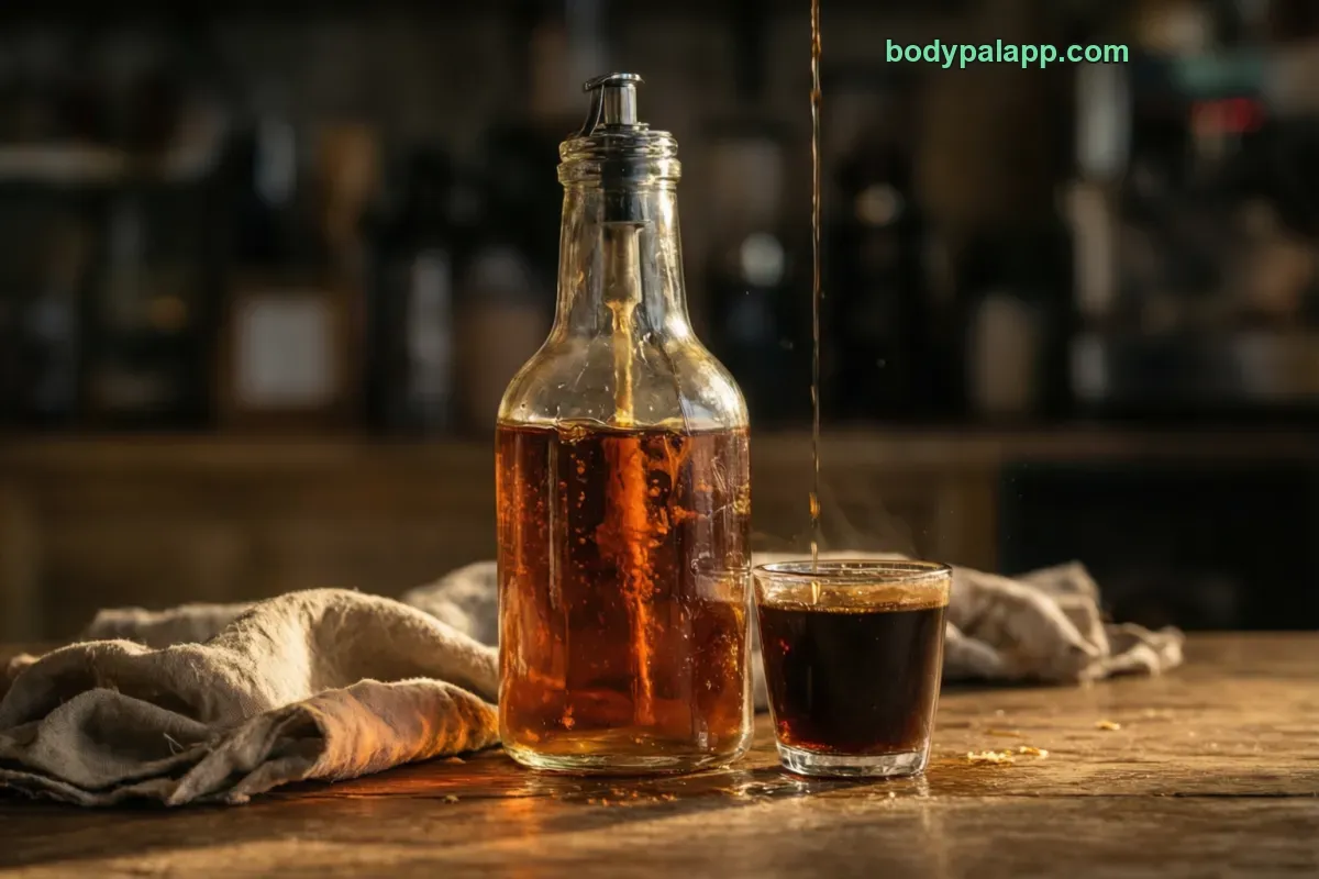 Starbucks syrup, packaged, per label