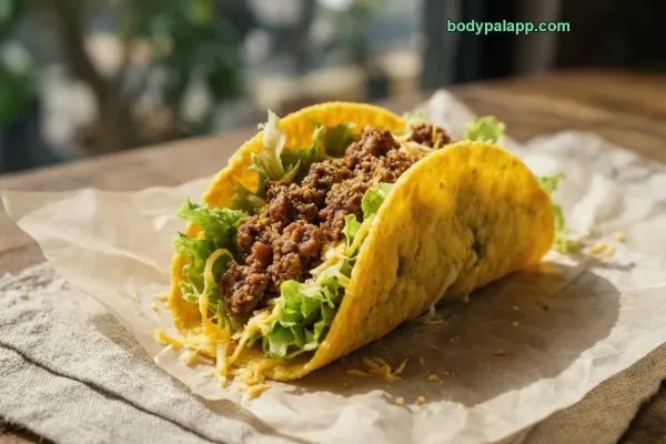 Taco Bueno Crunchy Taco