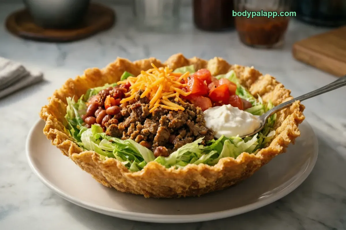 Taco bell taco salad, fast food