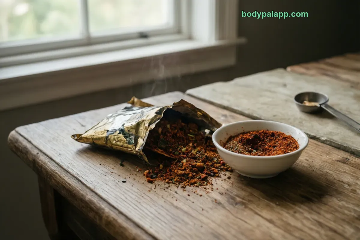 Taco seasoning packet, dry mix, original