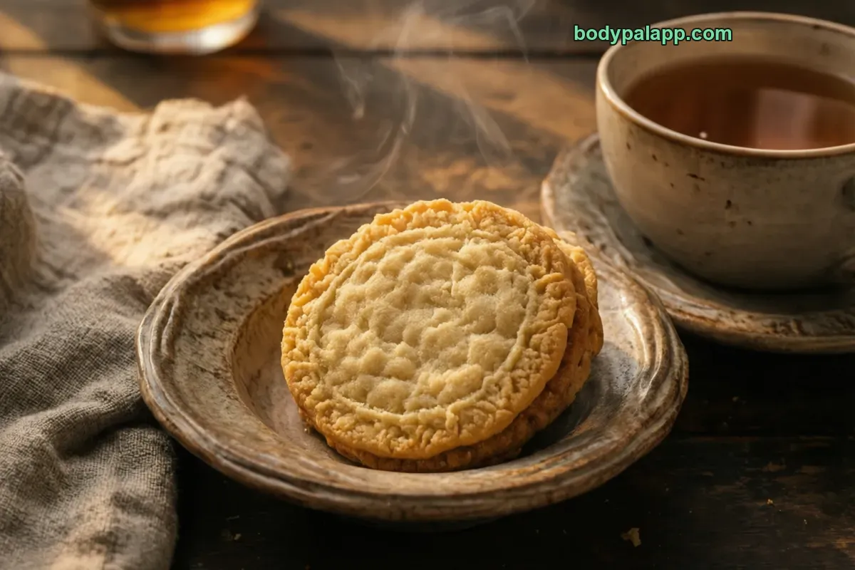 Tea biscuit, plain, packaged