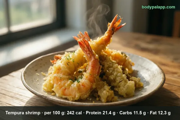 Tempura shrimp calories