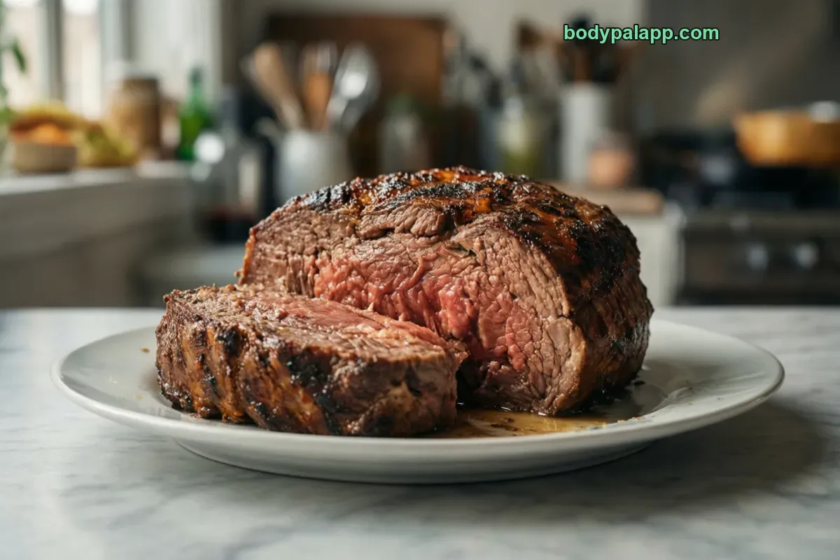 Tenderloin steak, broiled, lean and fat