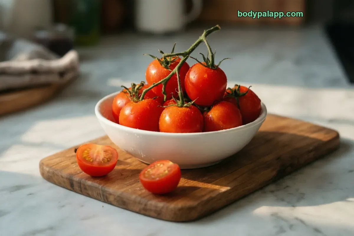 Cherry tomato, raw, cherry and grape