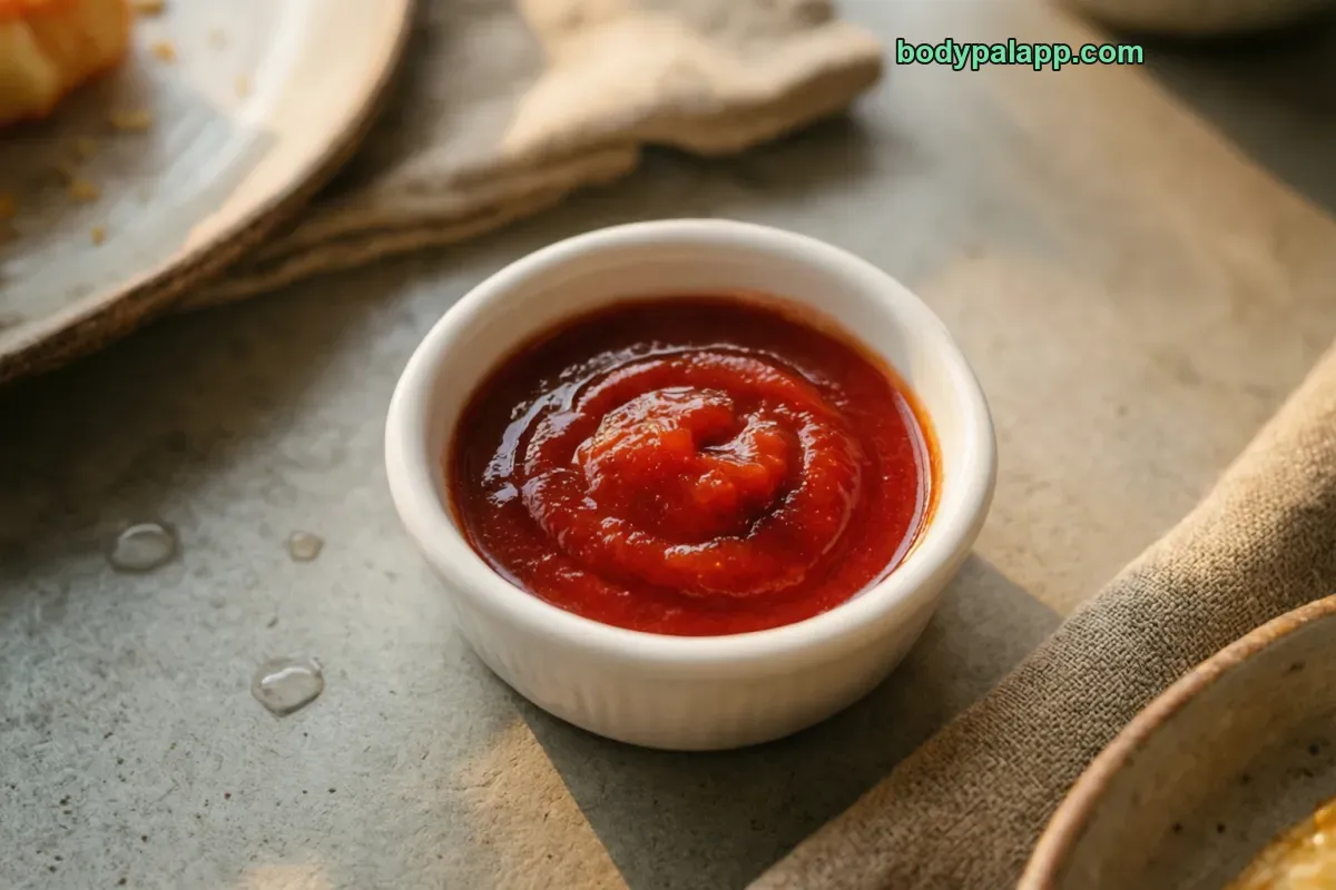 Tomato ketchup, bottled ketchup