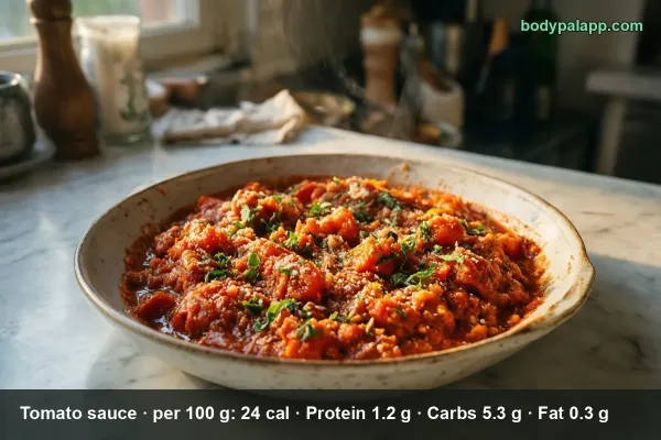 Tomato Sauce calories