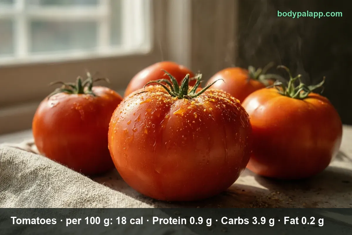 Ripe red Roma plum tomatoes, whole and fresh