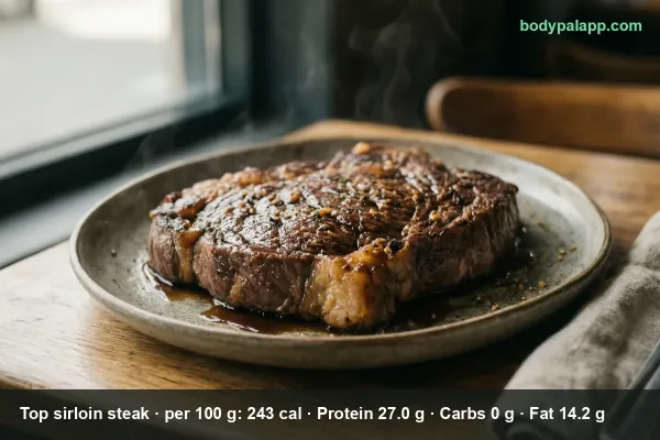 Top Sirloin Steak calories