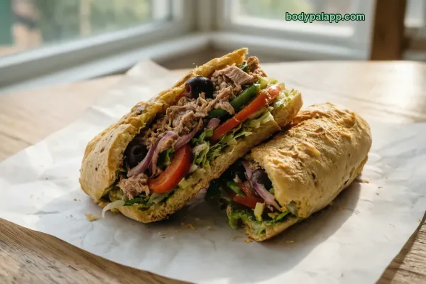 Tuna Salad Sub Sandwich