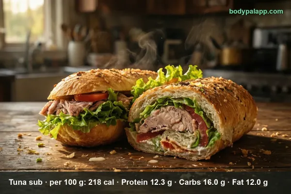 Tuna Sub calories