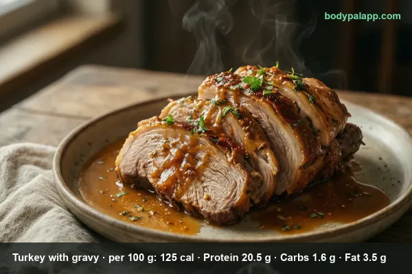 Turkey And Gravy calories