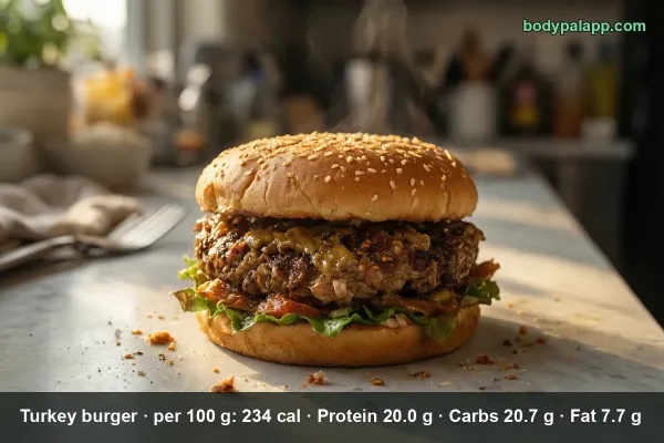 Turkey Burger calories