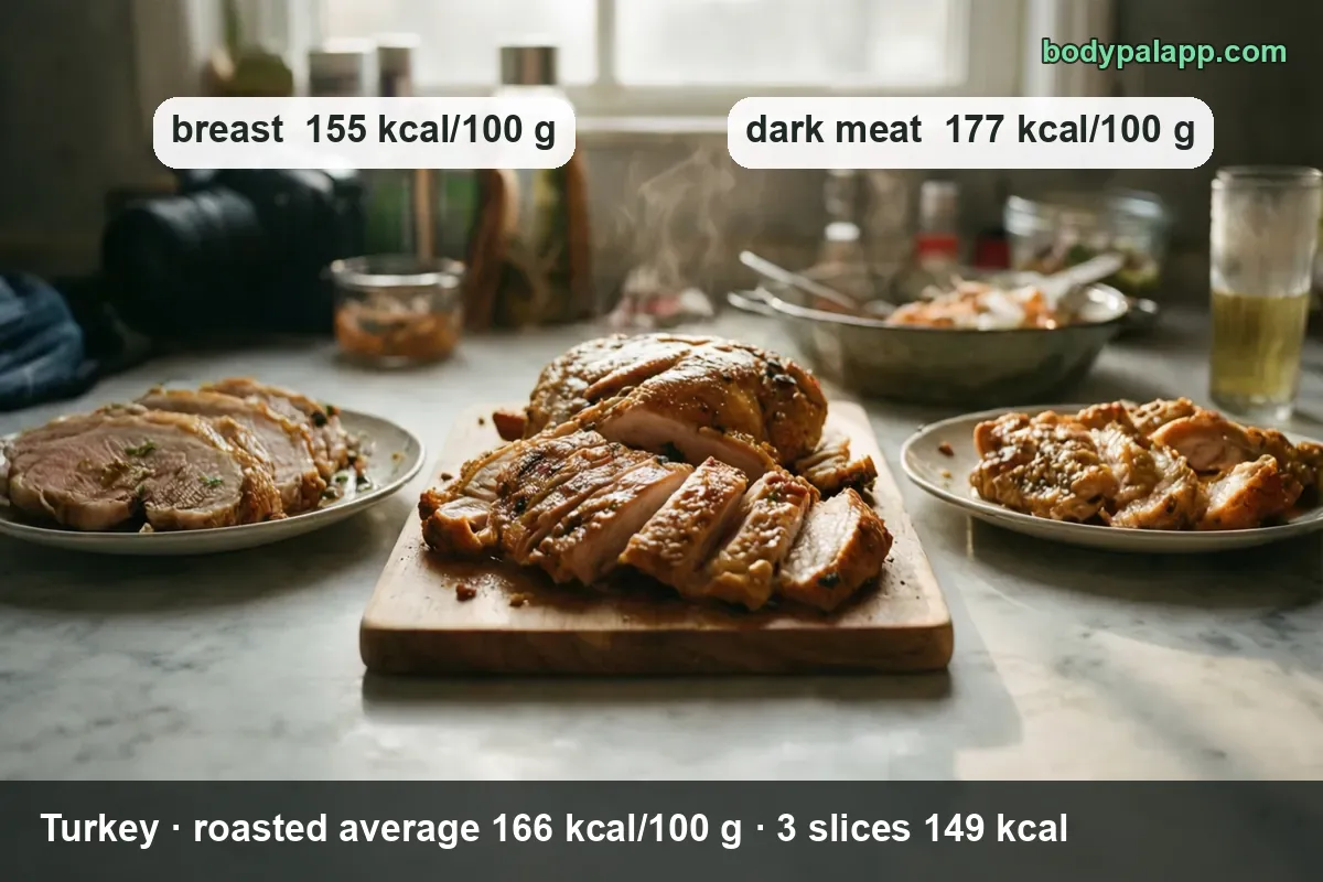 Turkey variants calories comparison