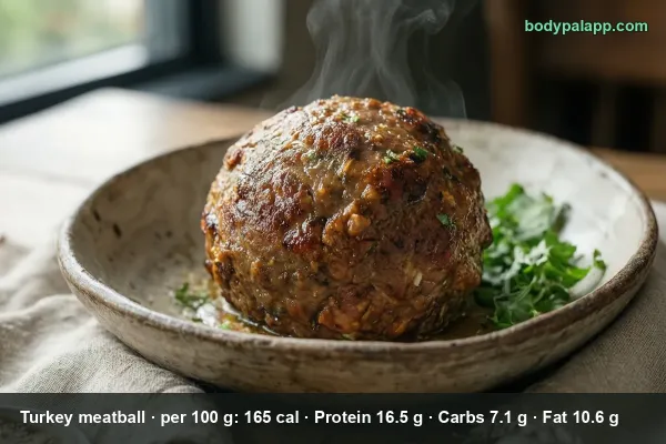 Turkey Meatball calories