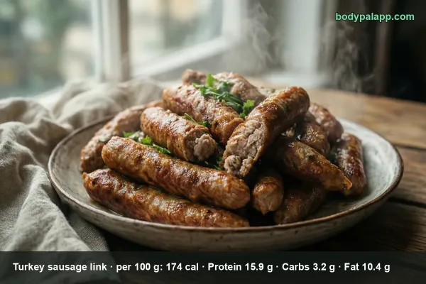 Turkey Sausage Link calories