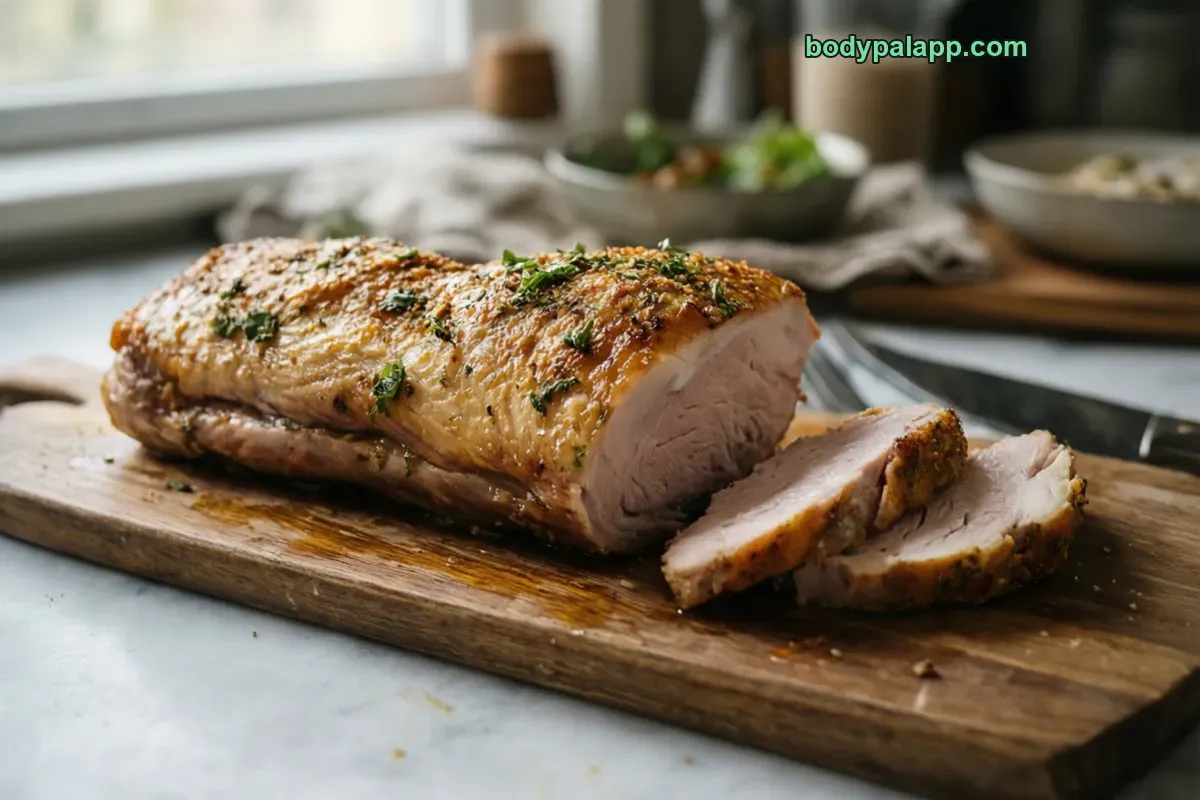 Turkey tenderloin, packaged, per label