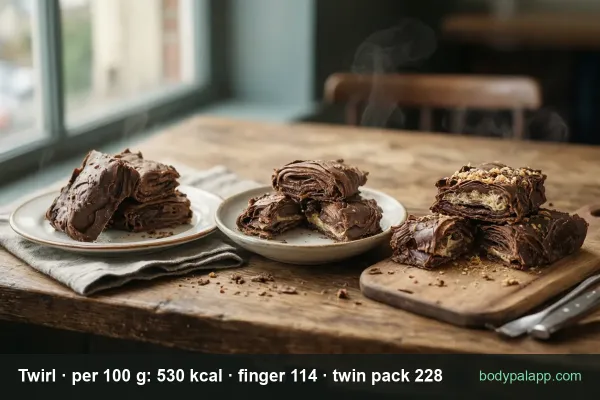 Twirl calories