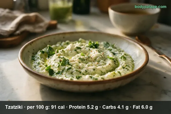 Tzatziki calories