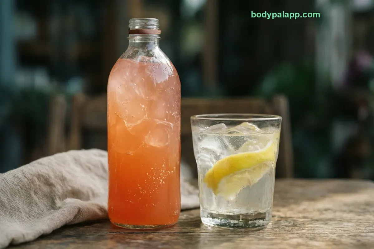Vitamin water, sweetened, fruit flavors