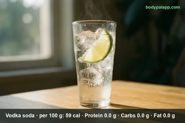 Vodka Soda calories