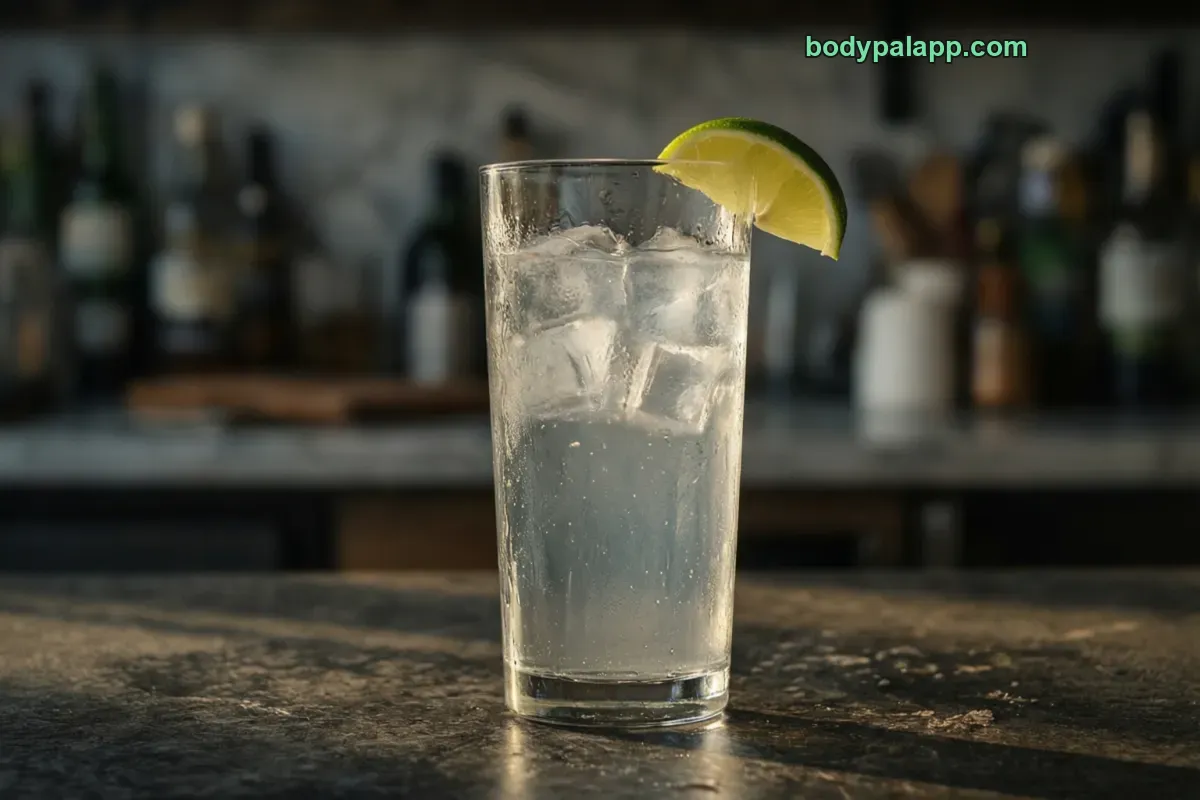 Vodka water, vodka mixed with water