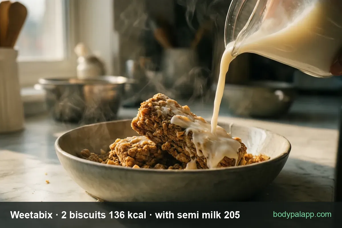 Weetabix - 136 kcal for two biscuits