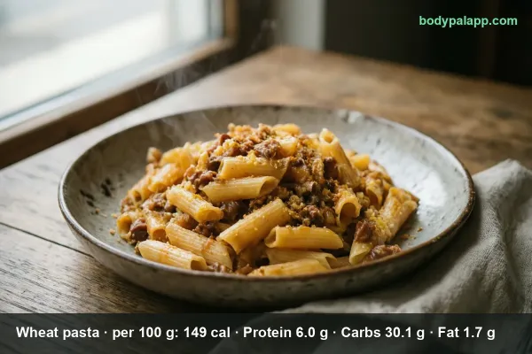 Wheat Pasta calories