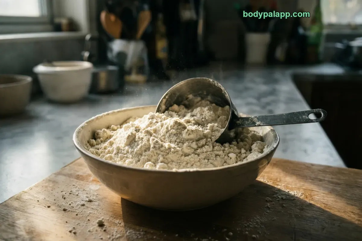 White flour, all-purpose, enriched, bleached