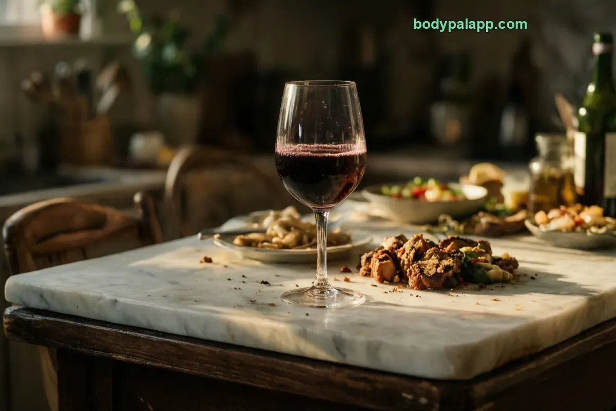 Glass of wine, table wine, 5 fl oz
