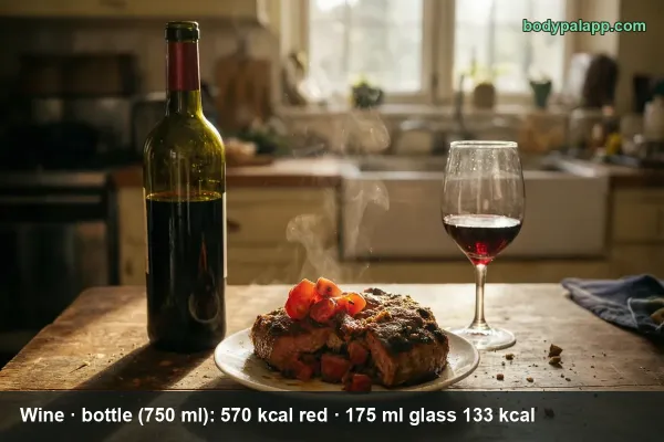 Wine calories