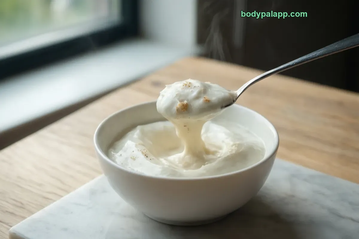 Full-fat yogurt, plain, whole milk