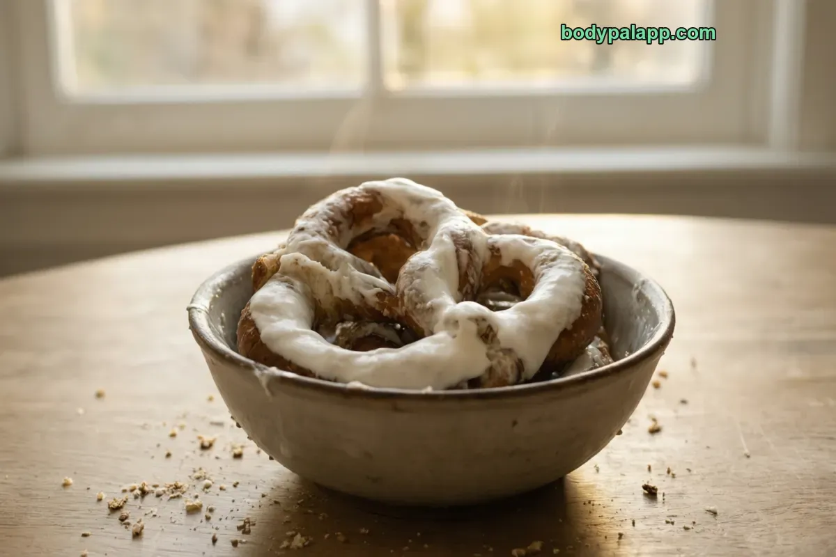 Yogurt pretzels, hard, yogurt coated
